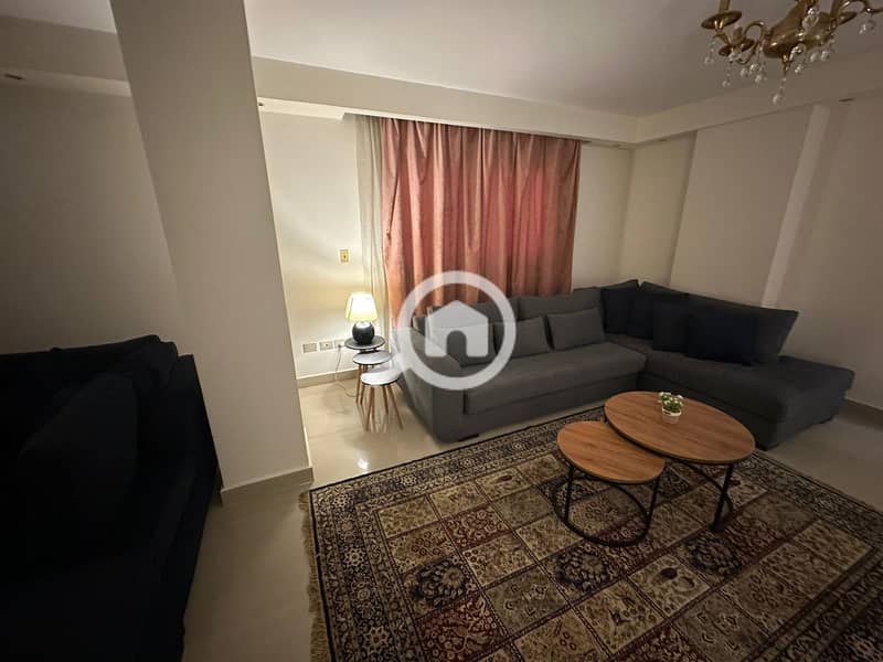 Furnished apartment for rent in a prime location in Zahraa El Maadi, 7th District. - Widok 5