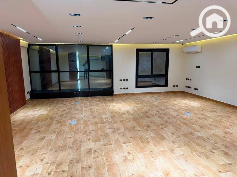 Office for rent 160m air-conditioned in the best administrative building in Zahraa El Maadi - Vista 2