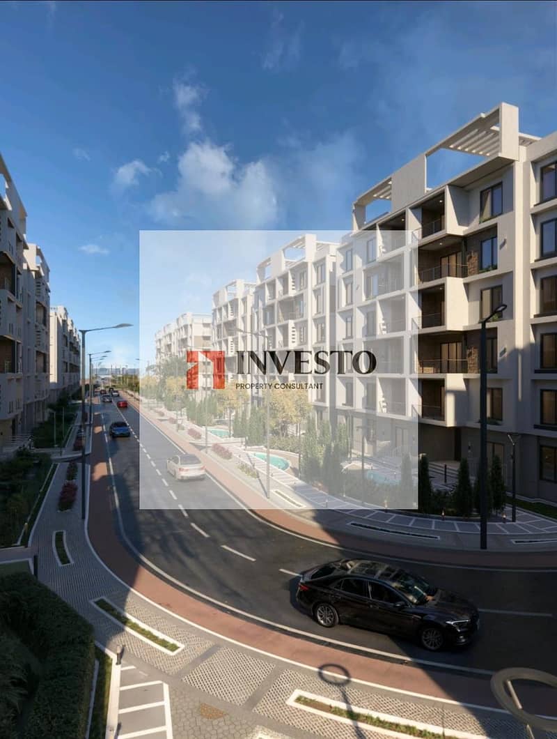 Apartment for sale with no down payment in New Obour City inside a fully integrated residential compound with an area of 140m, offering an open view of gardens and water features. Easy access location near Belbeis Road, the Obour Axis, and the Middle Road. - Ansicht 4