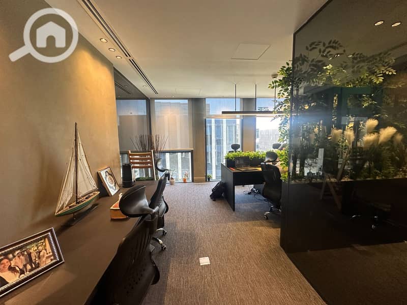 An office for rent 84m with air conditioning in EDNC - Al-Tajamu' - Vista 2