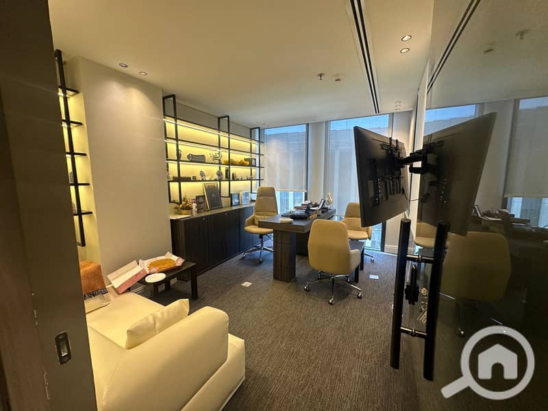 An office for rent 84m with air conditioning in EDNC - Al-Tajamu' - Vista 3
