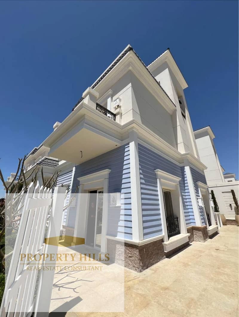 Lowest installment for a ready-to-move, fully finished standalone villa in Mountain View, minutes from Cairo Airport. - Widok 6