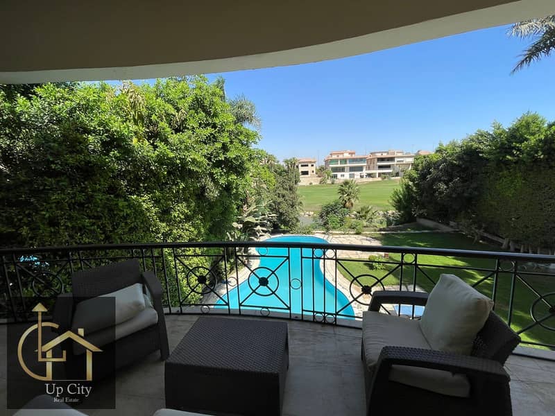Luxurious standalone villa for sale in mirage city compound overlooking the best view - Widok 3
