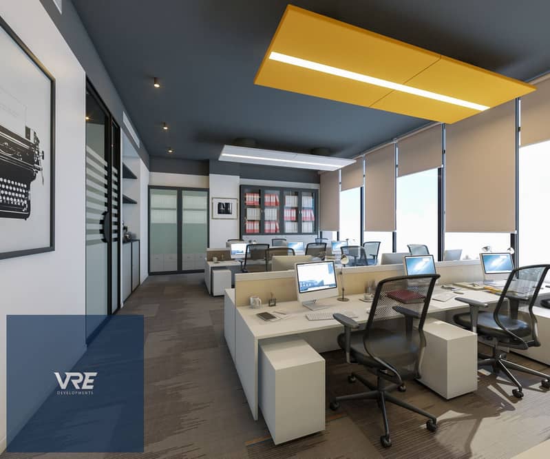 85 sqm Fully Finished Office for Sale in Town Center 2, Shorouk - Vista 2