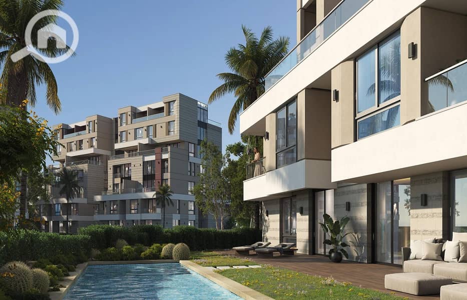 Pay 10% and installments 10 years in apartment 136m 3BR - Aqmar Compound Hadayek October - Mehr