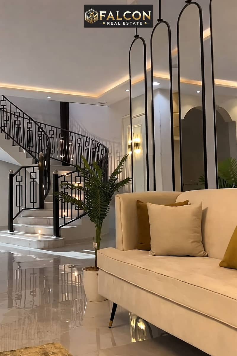 Hassan Allam Neighbors 3-Floor Villa for sale 35% discount in Creek Town Next to Swan Lake - Widok 2