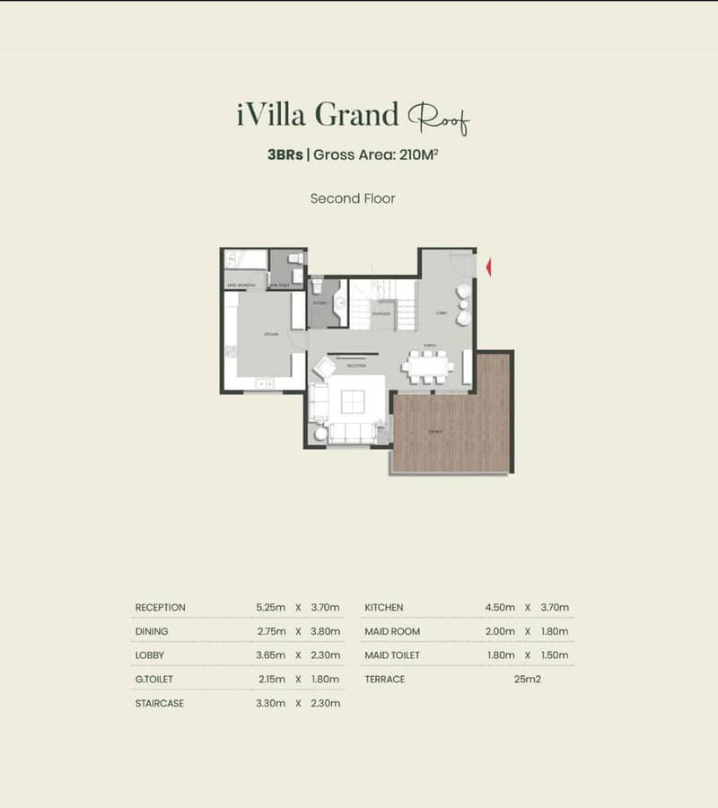 اي فيلا روف ماونتن فيو- المستقبل سيتيivilla roof Mountain View 210m - Widok 2