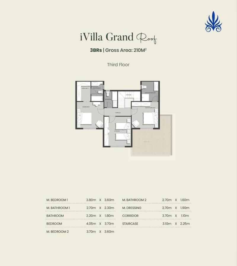اي فيلا روف ماونتن فيو- المستقبل سيتيivilla roof Mountain View 210m - Widok 3