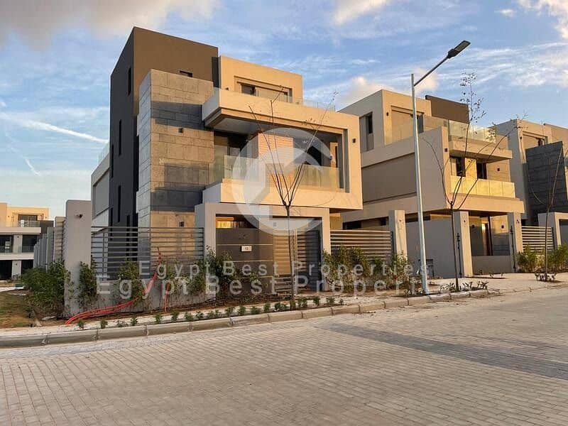 Lowest price villa with La Vista in Fifth Settlement, prime location near Gamal Abdel Nasser Axis, installments available – pohled 3
