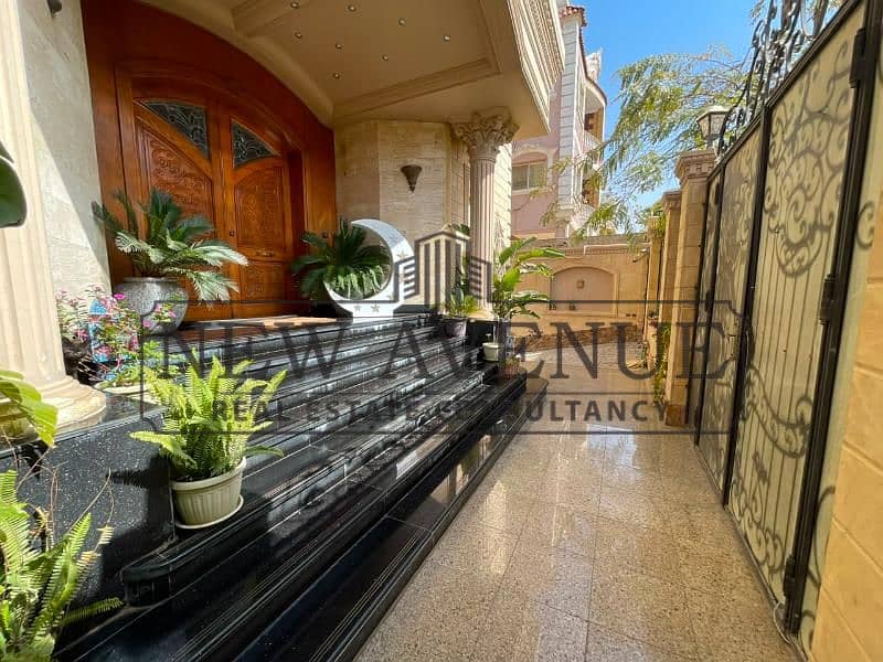 fully finished Standalone ready to move with pool prime location best price in Al Narges 2 - New cairo - Aanzicht 6