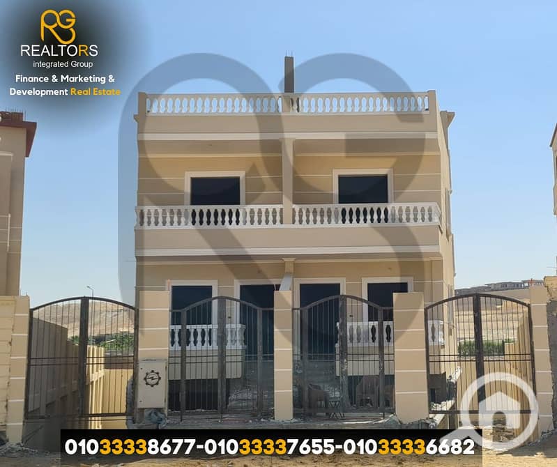 2Twin House Villa for Sale (500 sqm) – Al-Shorouk Compound, 6th of October City – Prime Location2 - Widok 3