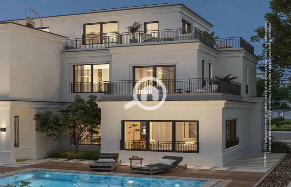 Townhouse villa in Naia West Sheikh Zayed, next to Allegria Beverly Hills and The Estates Sodic, and near Arkan Plaza. - Widok 2
