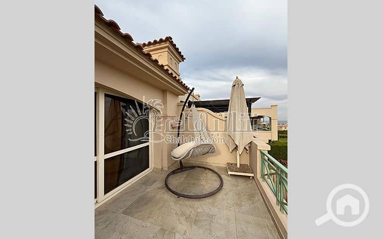 Furnished Chalet for Sale with Sea & Pool View | La Vista Gardens Ain Sokhna - Mehr