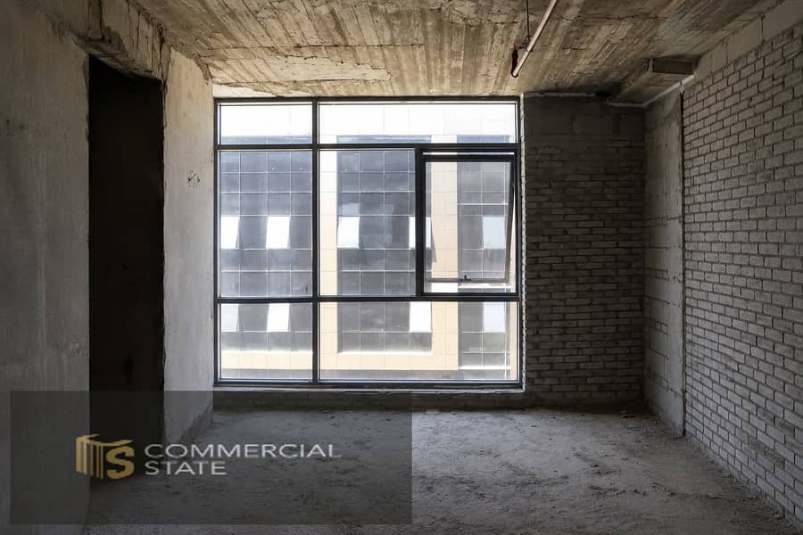 Office at Al Jazi Mall 55m for Rent -New Cairo - Widok 3