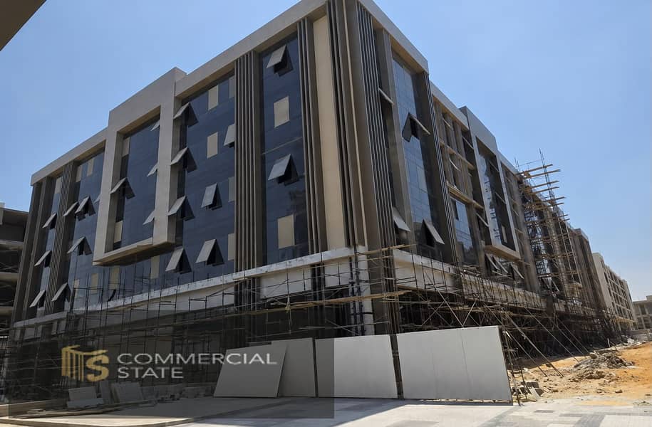 Office at Al Jazi Mall 55m for Rent -New Cairo - Widok 4