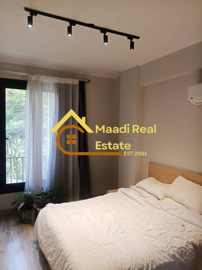 Furnished apartment for rent in Sarayat El Maadi, ground floor, $2000 – pohled 5