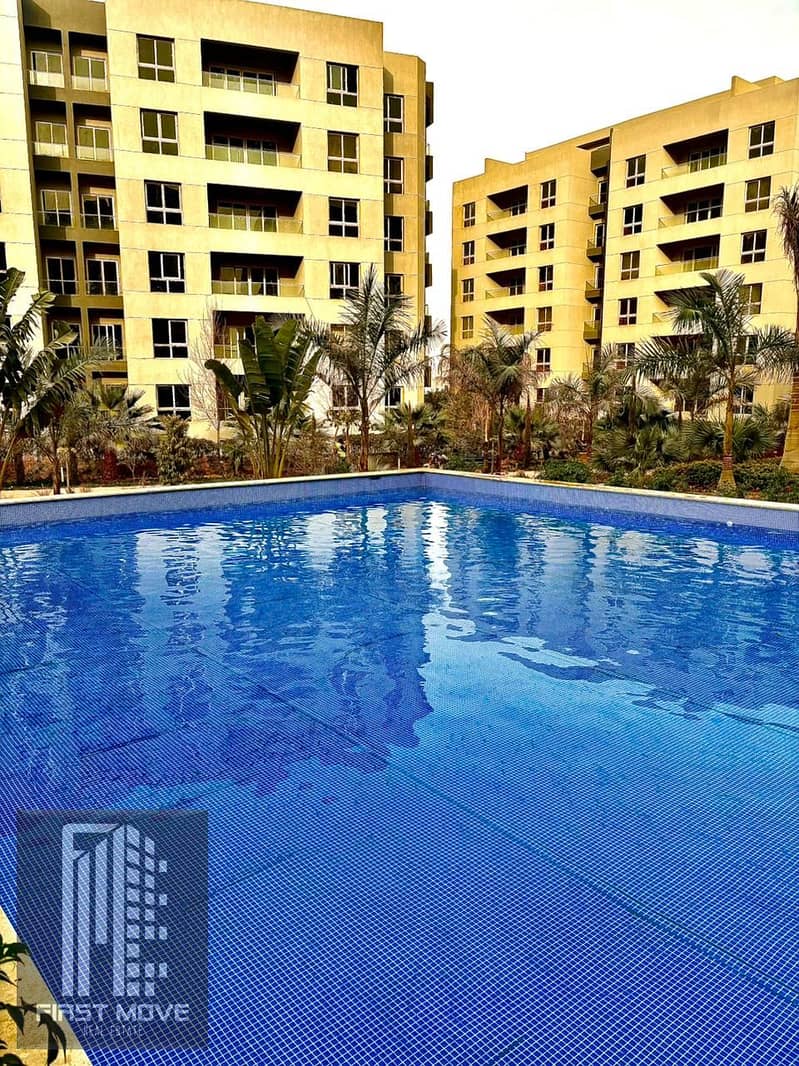 Your apartment is ready for the key, 5 minutes to the Fifth Settlement, open view on the lagoon in the heart of Mostaqbal City Zizinia Compound. - Widok 2