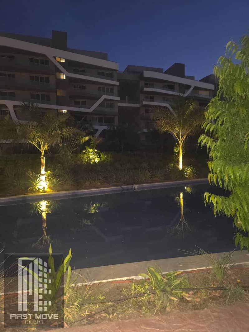 Your apartment is ready for the key, 5 minutes to the Fifth Settlement, open view on the lagoon in the heart of Mostaqbal City Zizinia Compound. - Widok 4