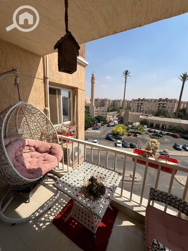 A 65m² furnished apartment for rent in Madinaty, modern furnishings, excellent location directly in front of the services. - Ansicht 3