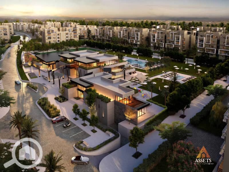 Resale 2 bedroom apartment Fully Finished with ACs with kitchen at Fifth Square AlMarasem New Cairo with down payment - Widok 2