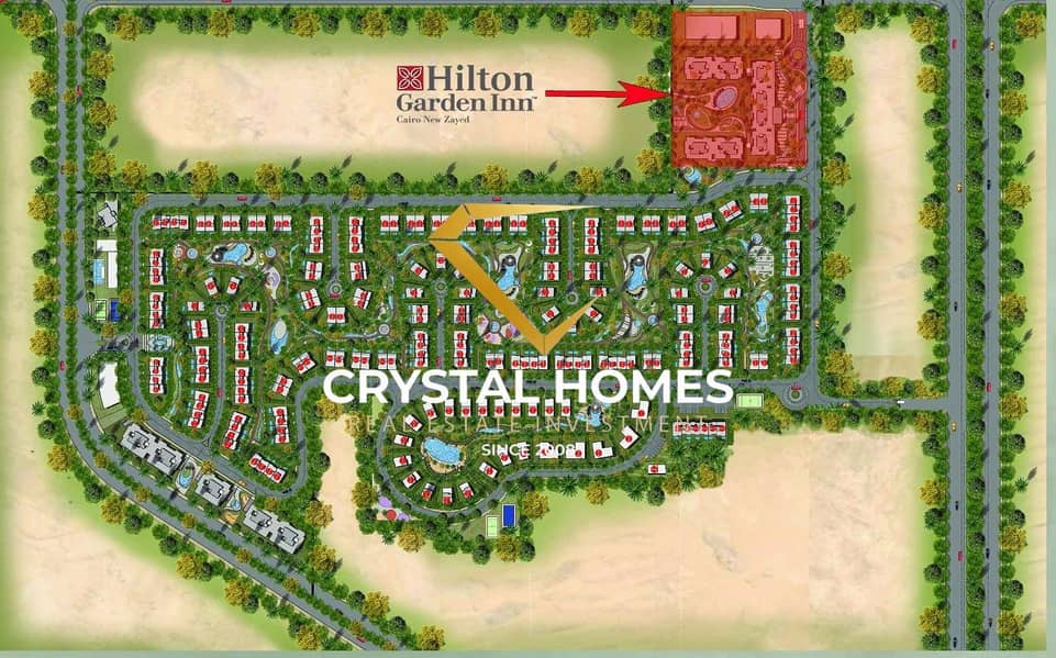 Twin house in a classy compound in Hub 2 at a special price with installment options over 10 years, an opportunity not to be missed. - Widok 3
