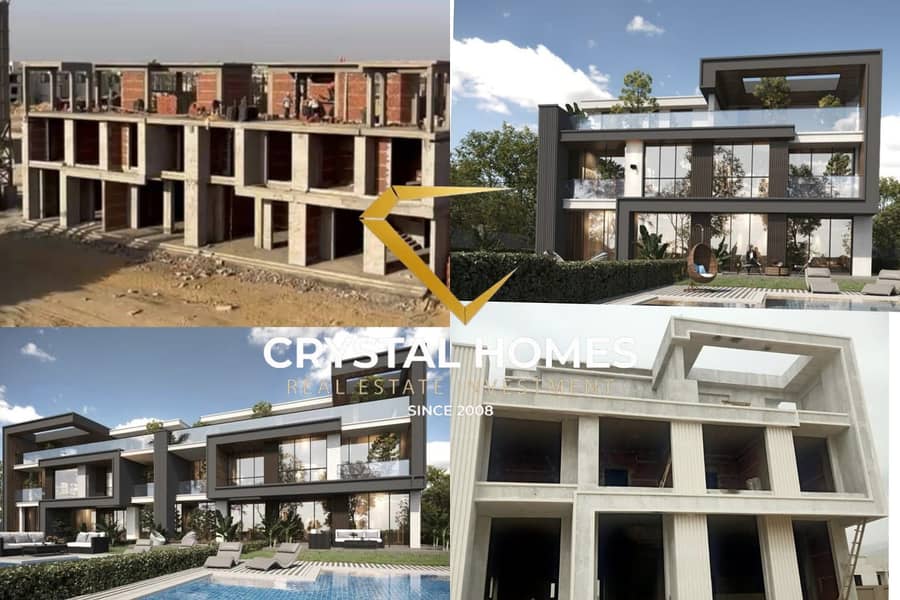 Twin house in a classy compound in Hub 2 at a special price with installment options over 10 years, an opportunity not to be missed. - Widok 4