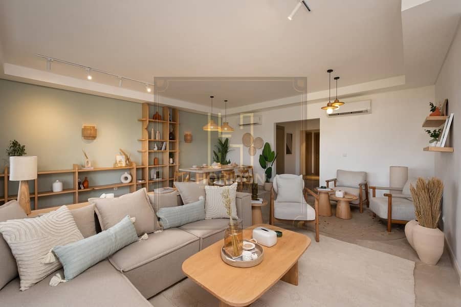 Furnished apartment 220m view golf rent in Uptown Cairo Emaar El Mokattam - Widok 3