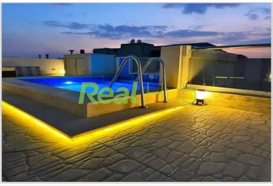 Penthouse for sale with swimming pool in Galleria Moon Valley compound – pohled 4