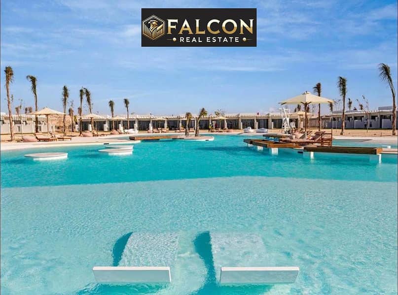 Open view 65m² beachfront chalet for sale in Marina Salt, next to Yod Village and Cali Coast. Installments up to 10 years from Tatweer Masr - Widok 5