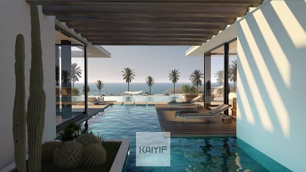 Standalone Villa for Sale in Katameya Coast North Coast First Row on the Sea Fully Finished with Full Sea View and Prime Location - Widok 4