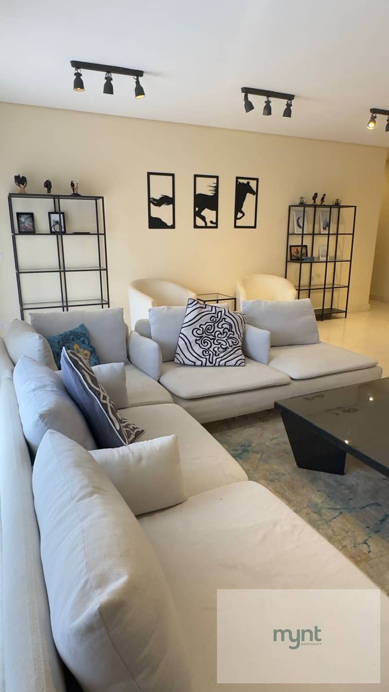 Furnished Apartment for Rent in 90 Avenue New Cairo | Third Floor - NEW CAIRO - Görünüm 2