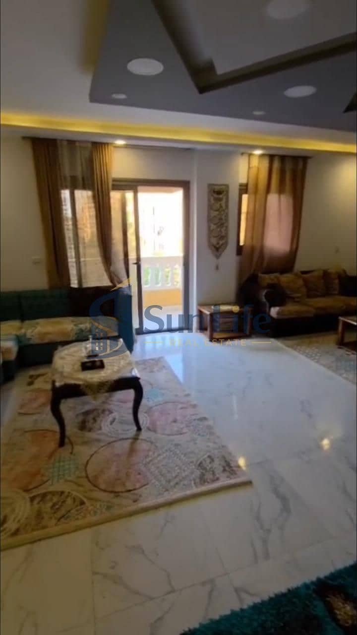 A bargain apartment for sale, finished with a northern view and an open view in Al-Firdaws City, in the investment area, in front of Dream Land and next to Al-Ashgar neighborhood, 6th of October. - Widok 5