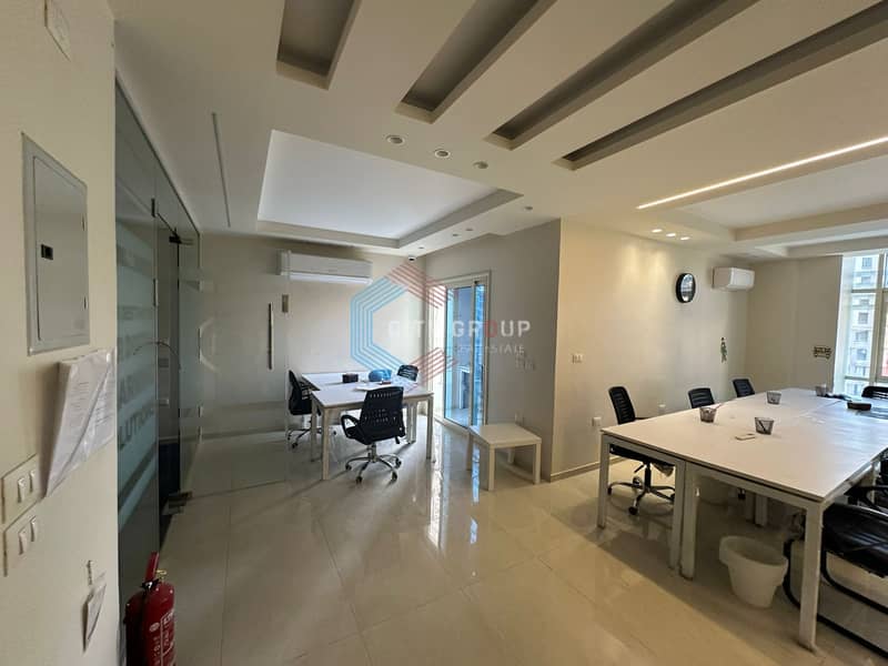 Administrative office for rent in a prime location in Zahraa El Maadi, 230 square meters. - Widok 3