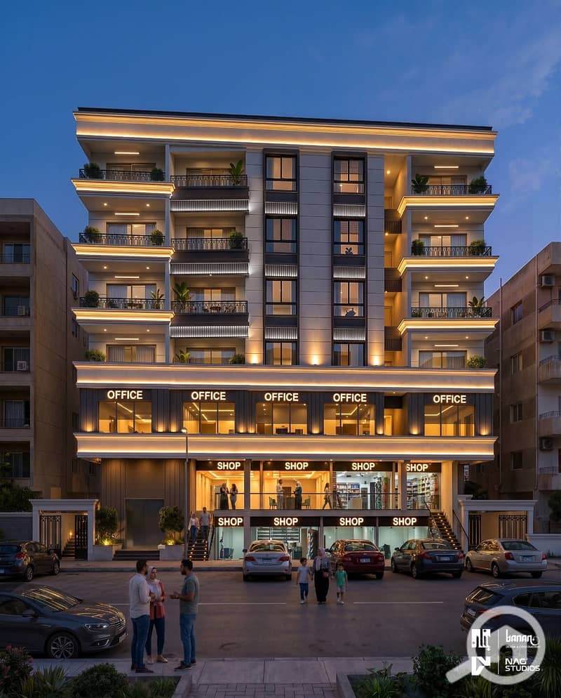 Unit for sale 110m administrative on Yasser Rizk axis facade - Ansicht 3