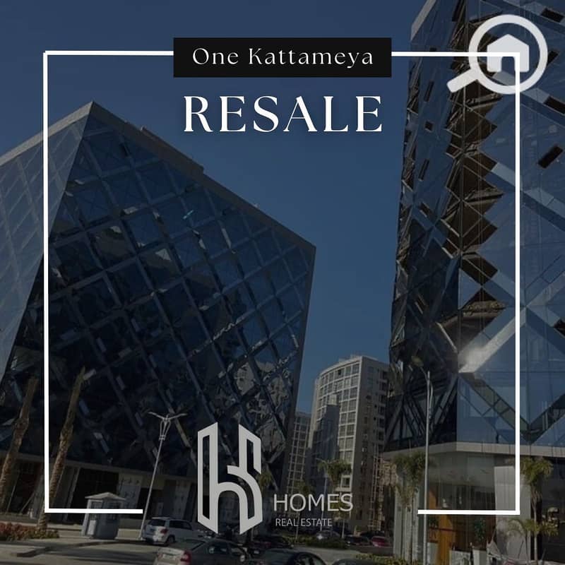Apartment for sale in the One Katameya Compound, Maadi, semi-finished, 120m, with a distinctive view - Mehr