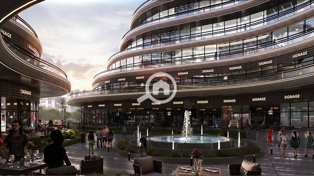 Commercial shop for sale with an area of 23 meters with the lowest down payment and the longest repayment period and the highest discount rate at Cre8t Mall located directly in the heart of October Gardens. – další
