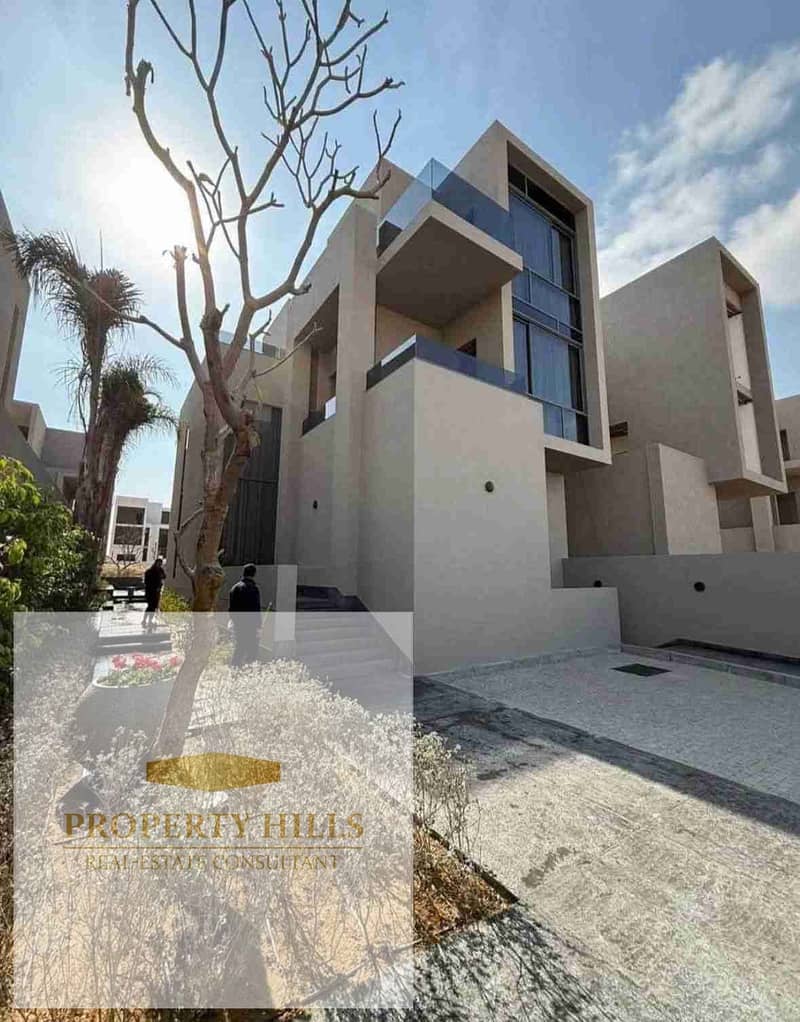 Last Villa for sale in fifth settlement in this location in water way Ready for Viewing this photos from real  • Unit Type: townhouse • Built-up Area: 270m² • Location: Waterway Compound – New Cairo • Status: Ready for viewing  Project Features:  Prime lo - Widok 3