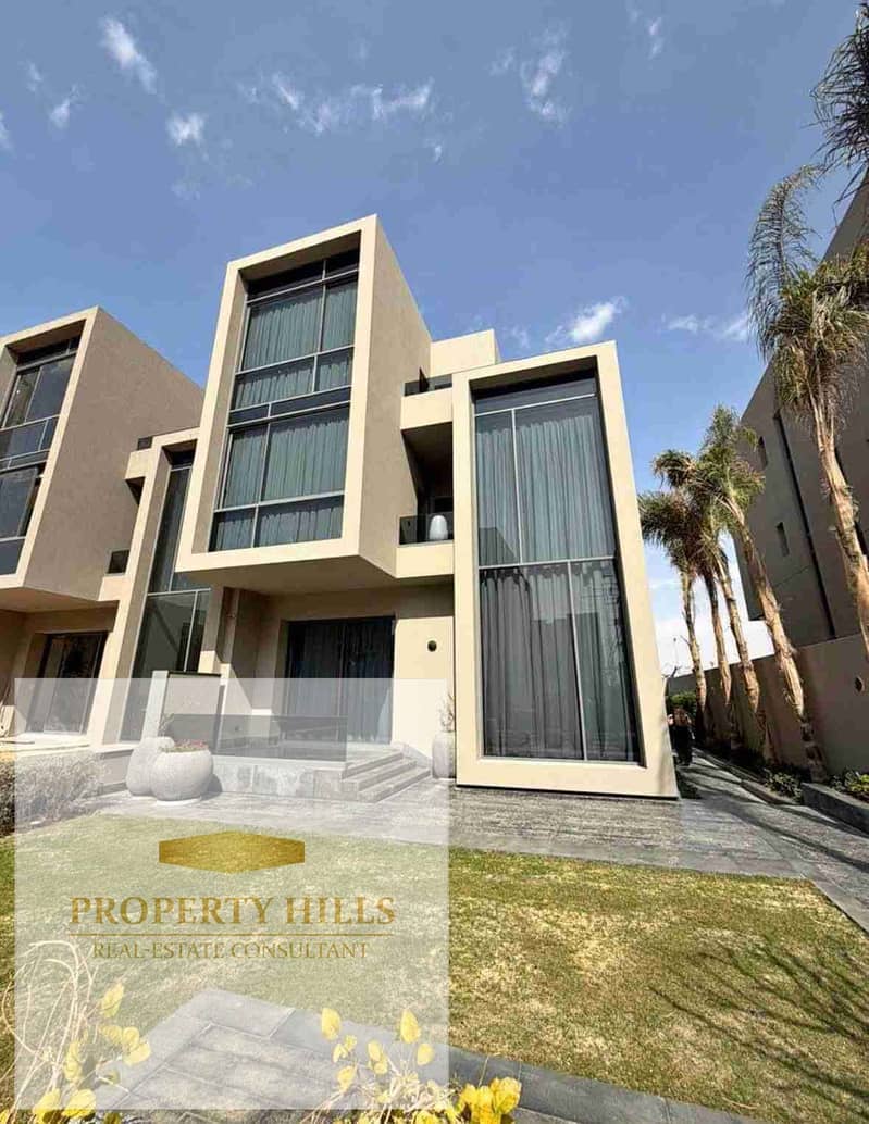 Last Villa for sale in fifth settlement in this location in water way Ready for Viewing this photos from real  • Unit Type: townhouse • Built-up Area: 270m² • Location: Waterway Compound – New Cairo • Status: Ready for viewing  Project Features:  Prime lo - Widok 5