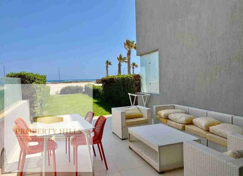 Fully finished Chalet fo sale in sidi abdelrahman last unit available right now in lavista cascada ready to move and for viewing with best discount for serious inquiries  – Perfect for Investment or Vacation Living  Unit Type: Chalet  Bedrooms: 3  Loca - Widok 3
