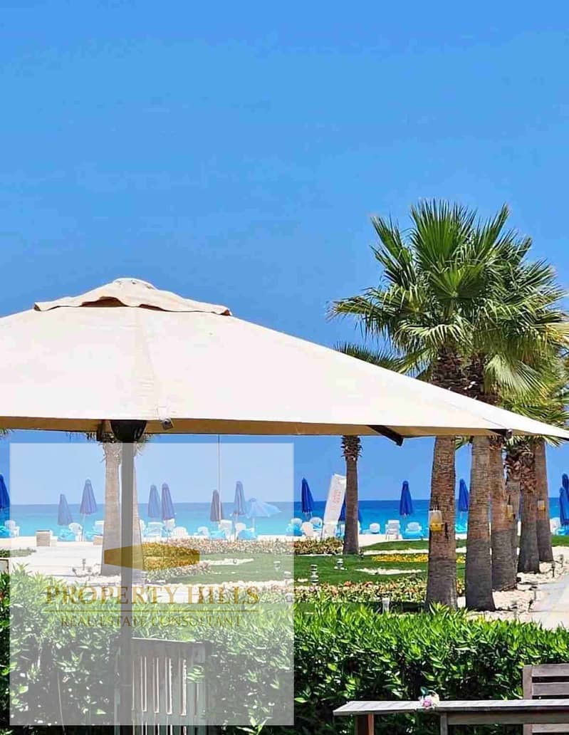 Fully finished Chalet fo sale in sidi abdelrahman last unit available right now in lavista cascada ready to move and for viewing with best discount for serious inquiries  – Perfect for Investment or Vacation Living  Unit Type: Chalet  Bedrooms: 3  Loca - Widok 5