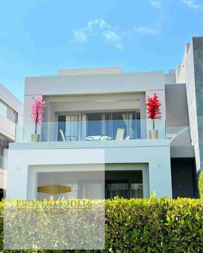 Fully finished Chalet fo sale in sidi abdelrahman last unit available right now in lavista cascada ready to move and for viewing with best discount for serious inquiries  – Perfect for Investment or Vacation Living  Unit Type: Chalet  Bedrooms: 3  Loca - Widok 6