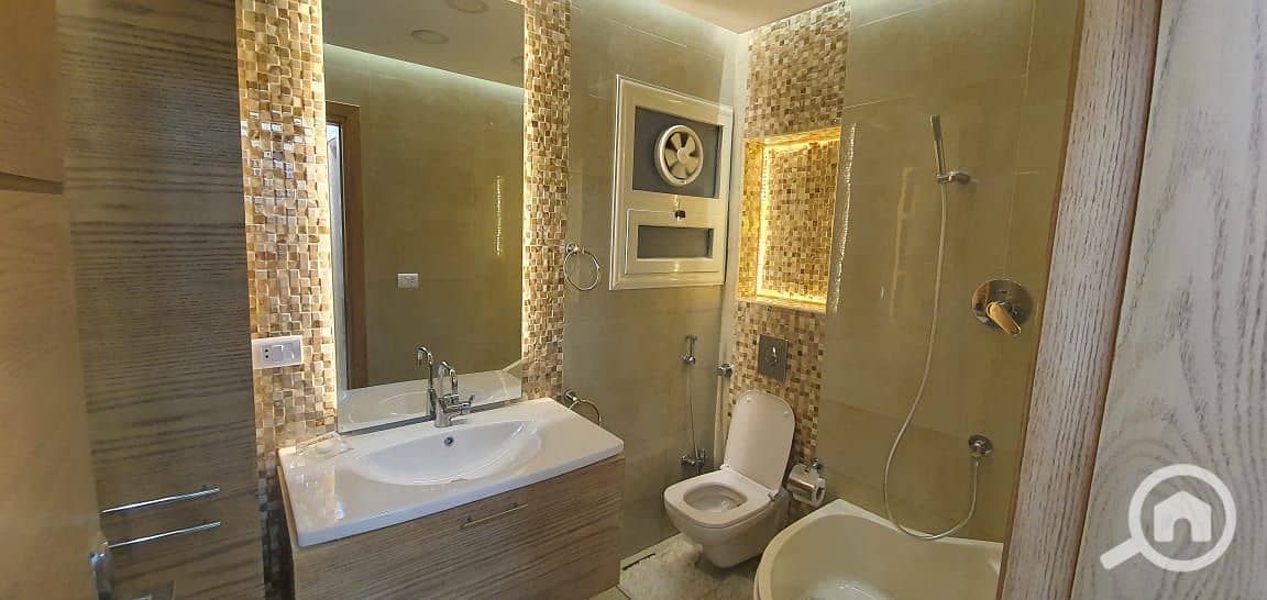 Furnished apartment for rent in Crystal Plaza compound, including parking space - Mehr