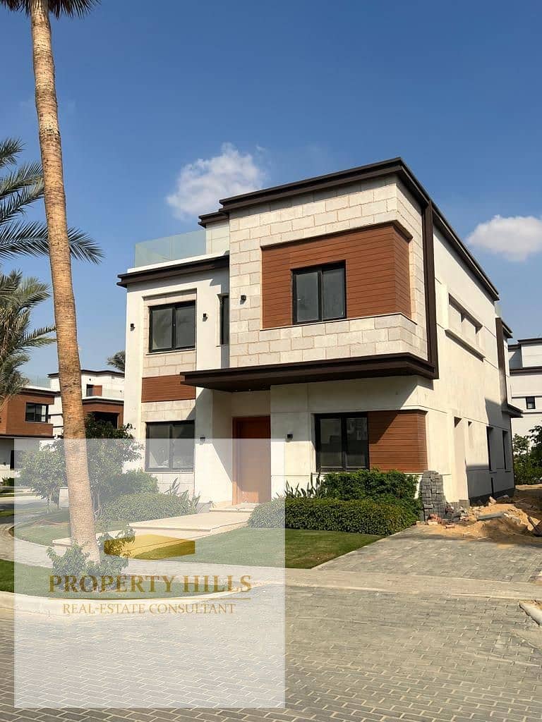Villa for Sale with Landscape View in Azar Compound, New Cairo A premium villa overlooking beautifully landscaped greenery in Azar Compound - Widok 5