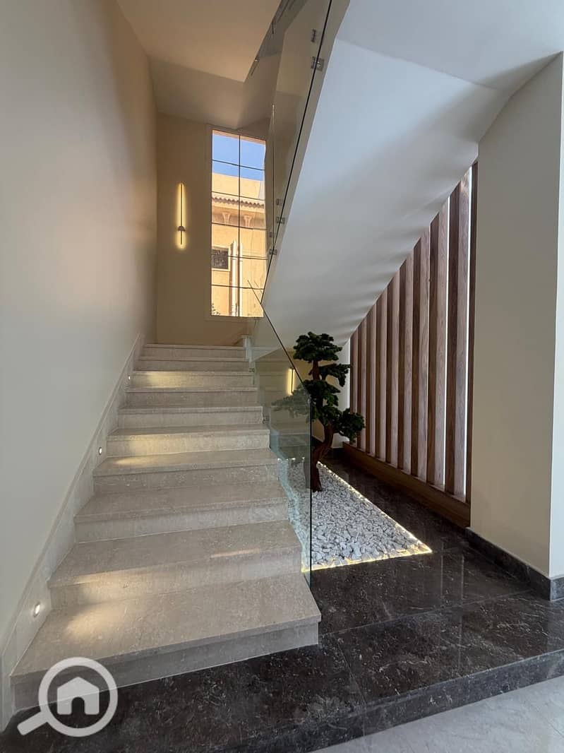 Standalone villa ultra super lux finished for sale at rayhana compound new cairo . First settlement in front of waterway & mountain view - Widok 4