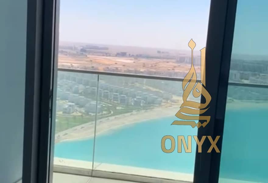 Apartment 100sqm Resale for Sale, Ready to Move, with Sea & Lagoon View in The Gate Towers, Alamein - Meer
