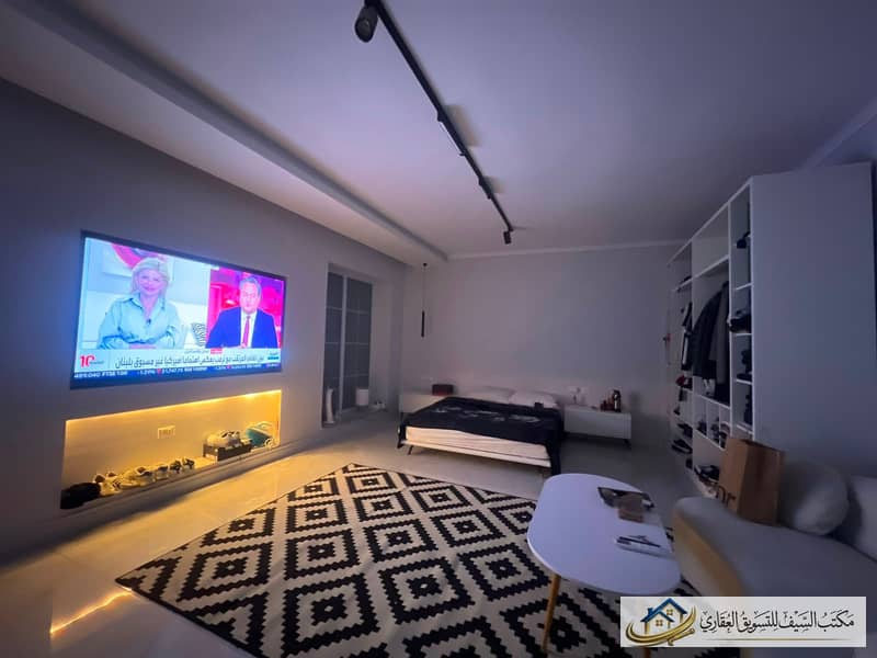 Luxury Hotel-Style Studio for Rent – Seventh District | Zahraa El Maadi – pohled 4