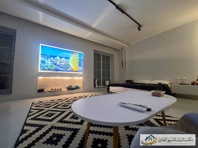 Luxury Hotel-Style Studio for Rent – Seventh District | Zahraa El Maadi – pohled 5