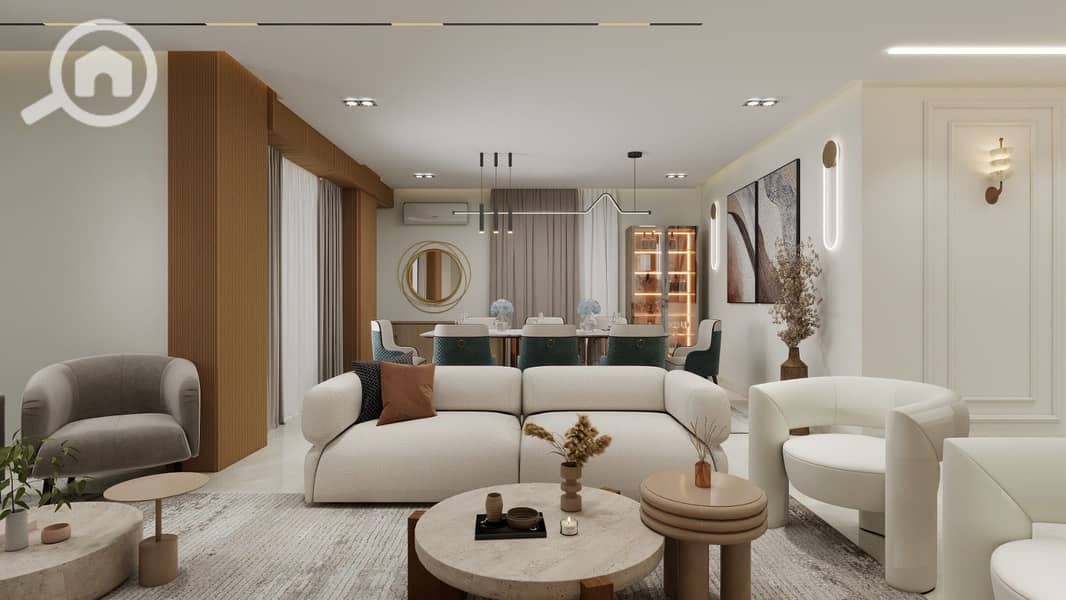 Apartment for sale on Main Plants Street in West Sumed, a location that will not be repeated, first residence, ultra super lux finishing. - Vista 6