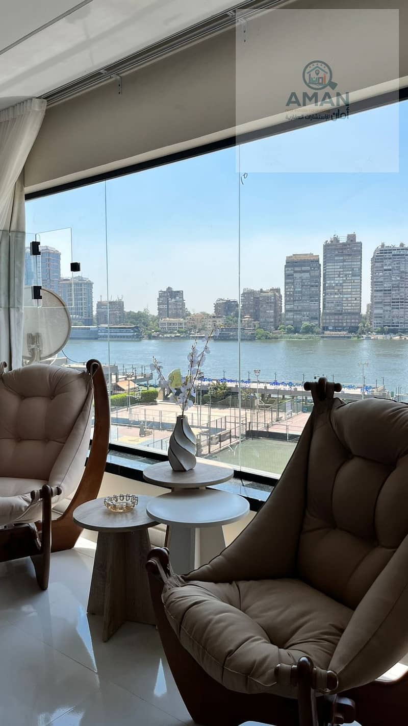 Yasmine Studio Directly on the Nile with Nile View for Rent - Ansicht 2