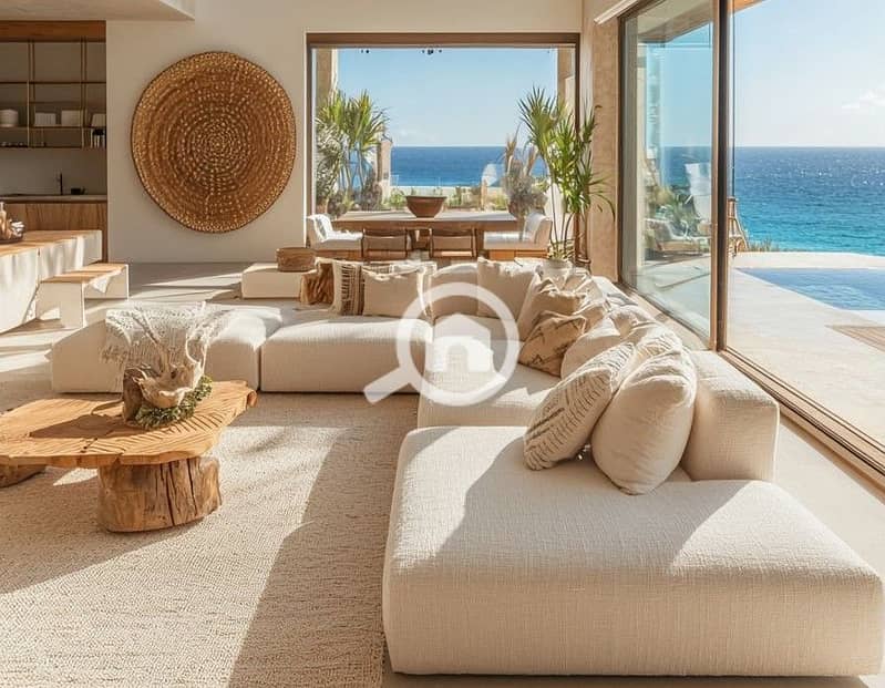 Fully finished chalet with air conditioning, overlooking the sea, and offering premium amenities at the best price for sale in Ras El Hekma, North Coa - Bild 3